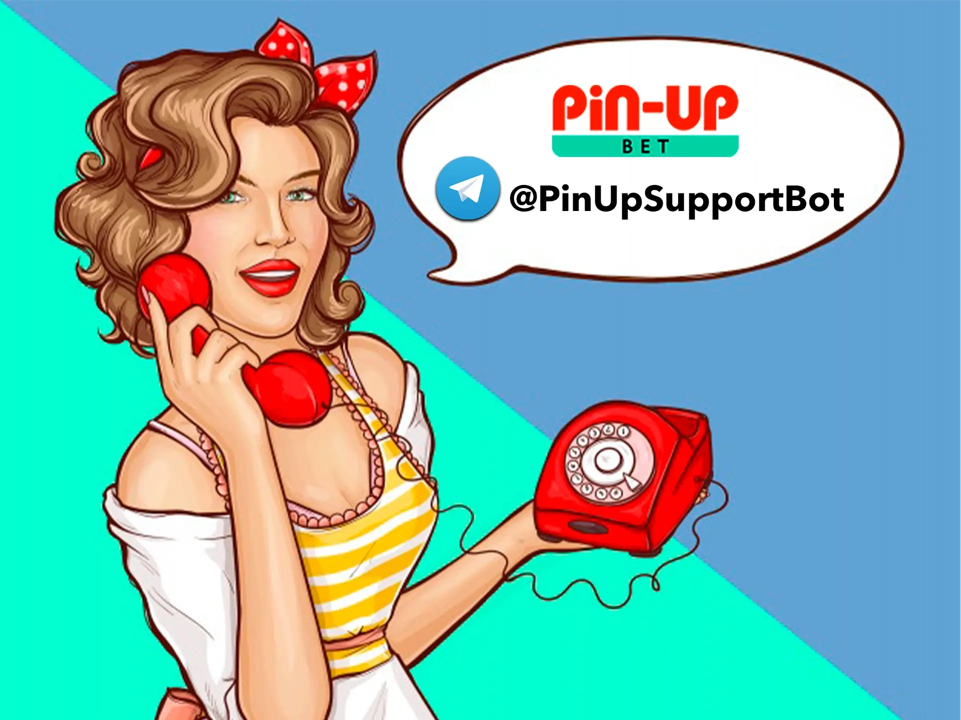 Обращайтесь в Telegram: мгновенная помощь от Pin Up